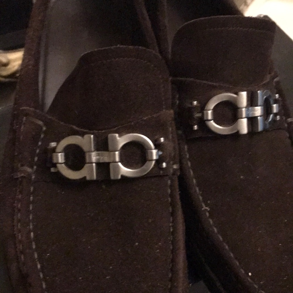 Salvatore Ferragamo suede dress shoe